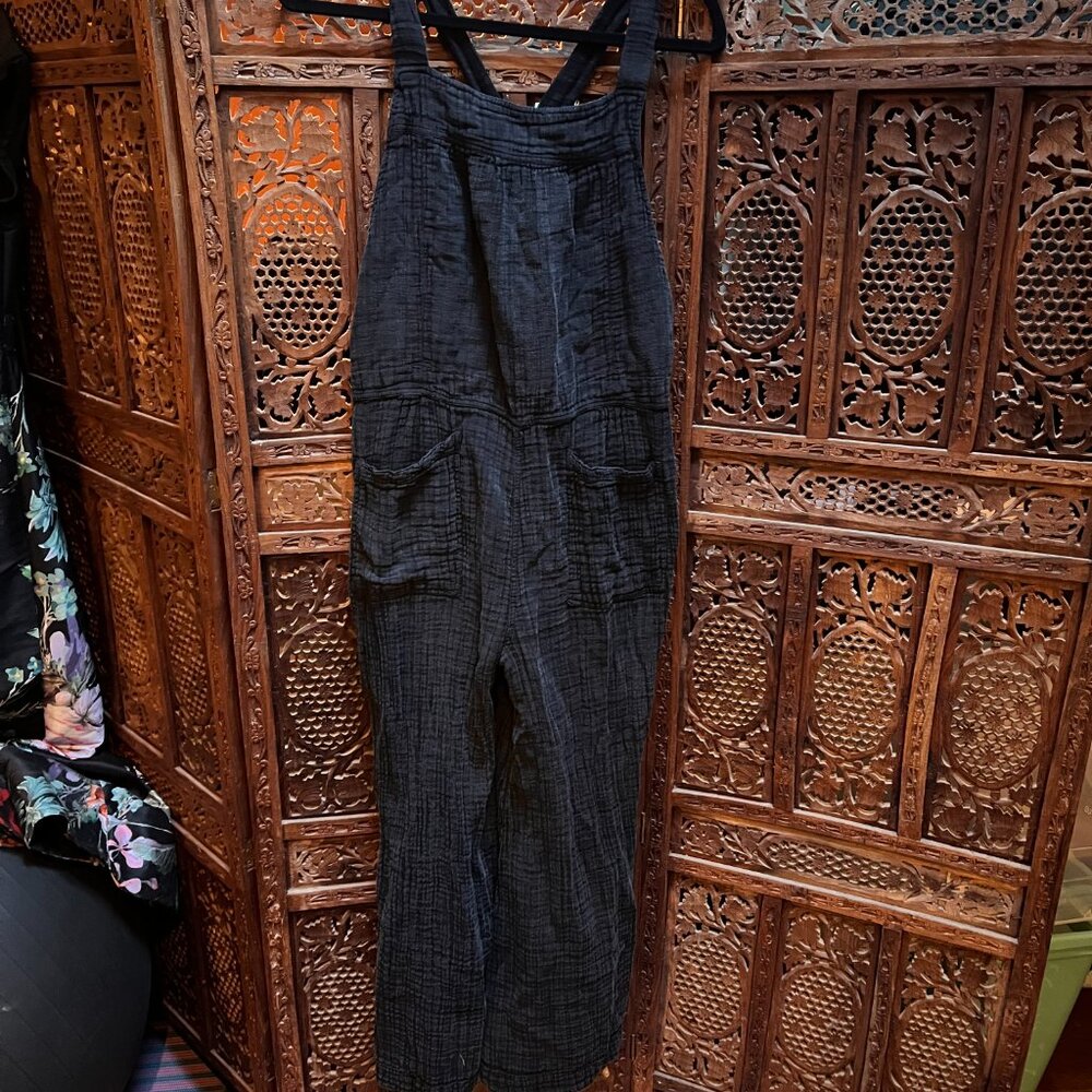 Natural Life Dakota overalls, washed black, size Large - Picture 2 of 5